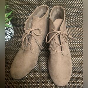 Womens wedge booties